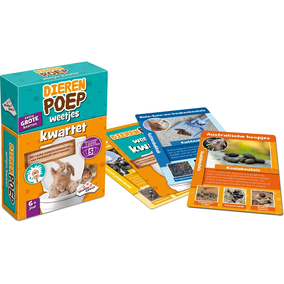 [IG-15241] Dierenpoep Weetjes Kwartet (NL)