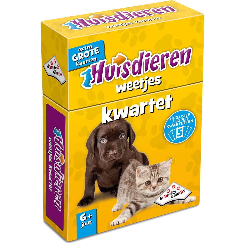Huisdieren Weetjes Kwartet (NL)