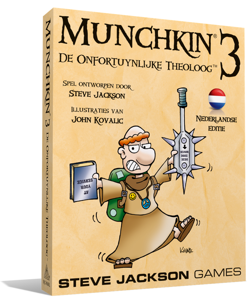 [Munchkin 3 (nl): de onfortuinlijke theoloog] Munchkin 3: De Onfortuinlijke Theoloog (NL)