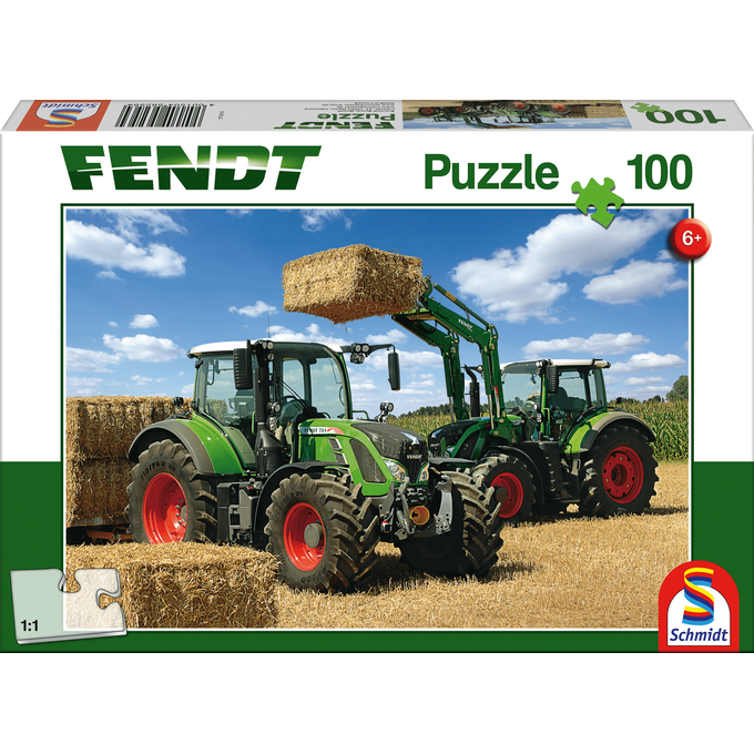 Puzzle Fendt 724 Vario, Fendt 716 Vario, 100 stukjes