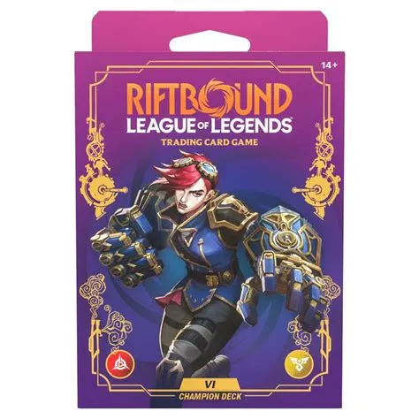 [135720] Riftbound: League of Legends TCG - Unleashed Champion Deck Vi Display (4 Decks) (EN)
