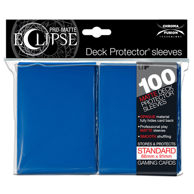 Ultra PRO - Standard Sleeves - Gloss Eclipse - Pacific Blue (100 Sleeves)
