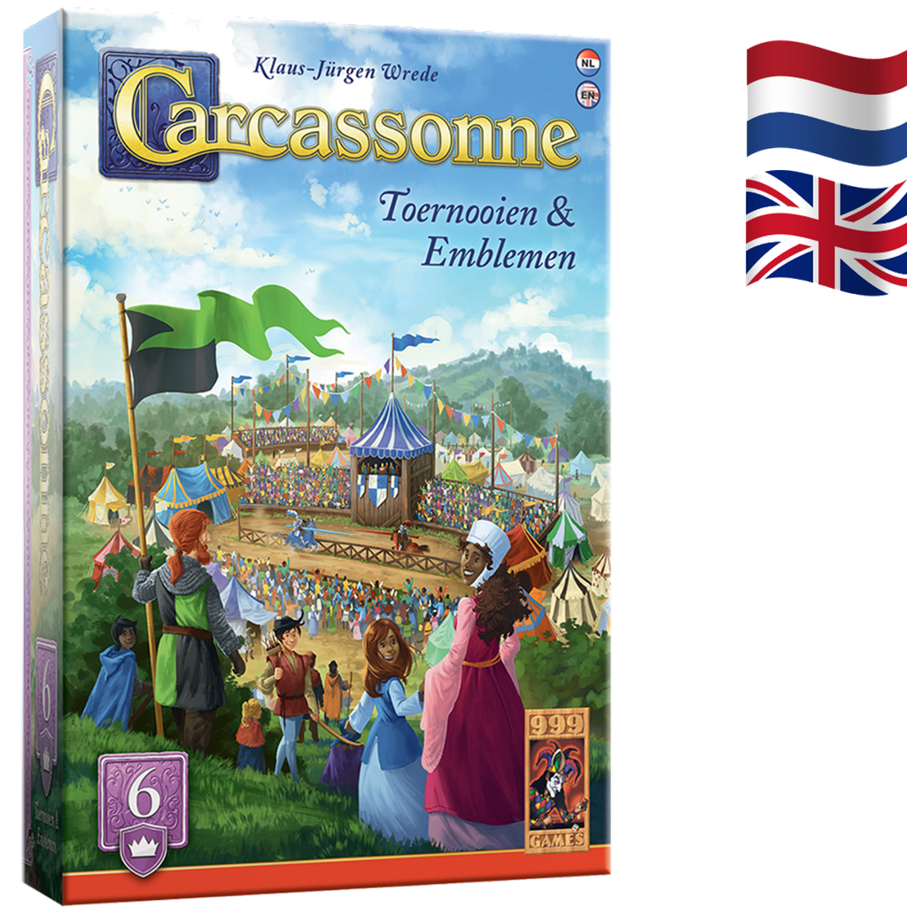 [999-CAR48] Carcassonne: Toernooien & Emblemen - Uitbreiding 6